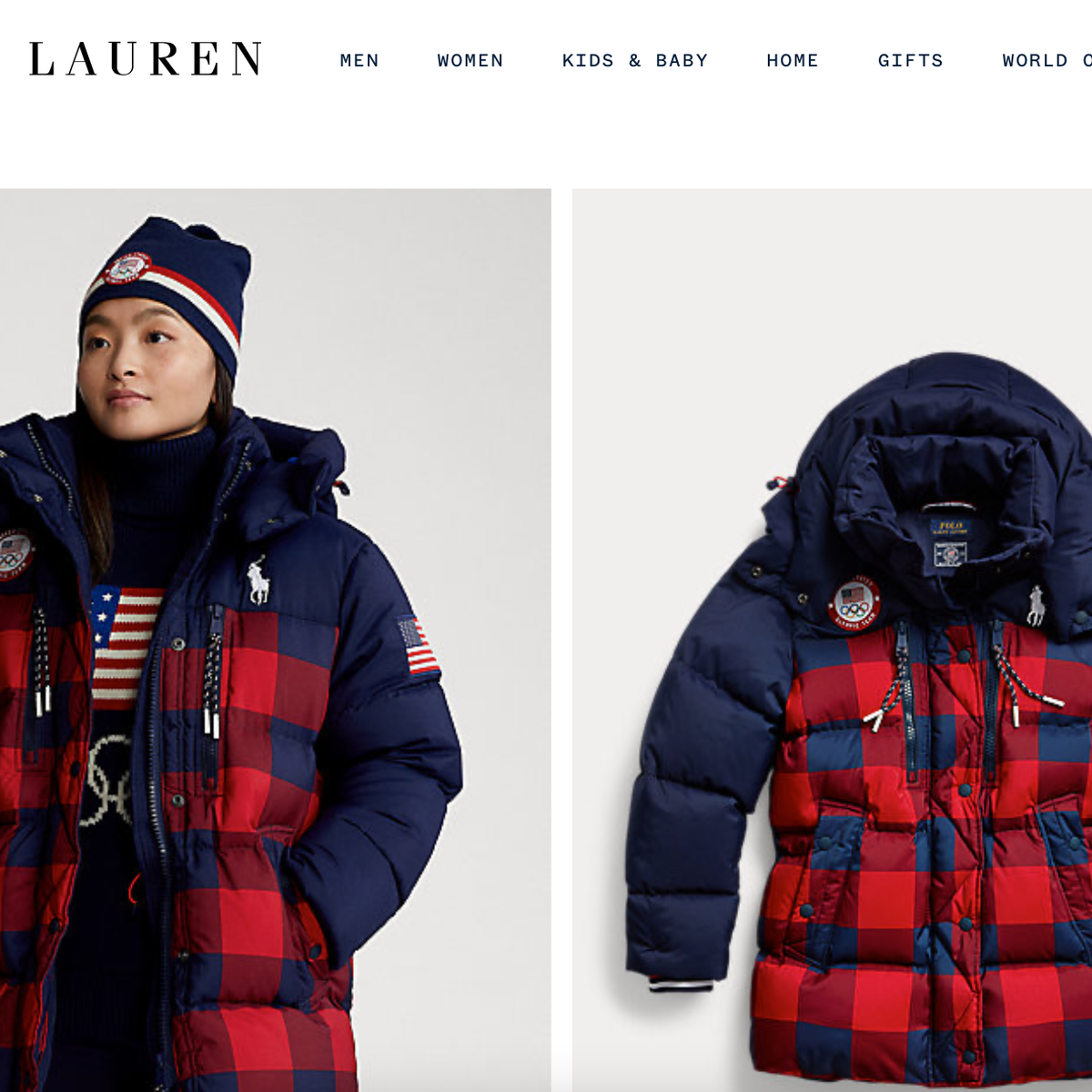 Ralph lauren olympic heated top jacket
